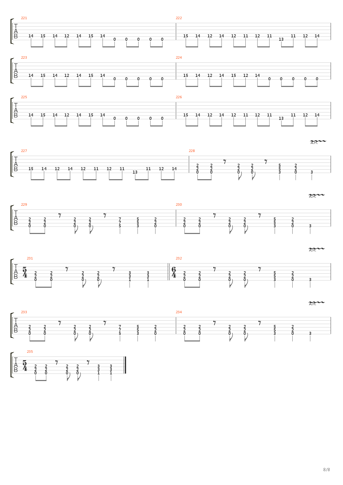 The Illustrated Man吉他谱