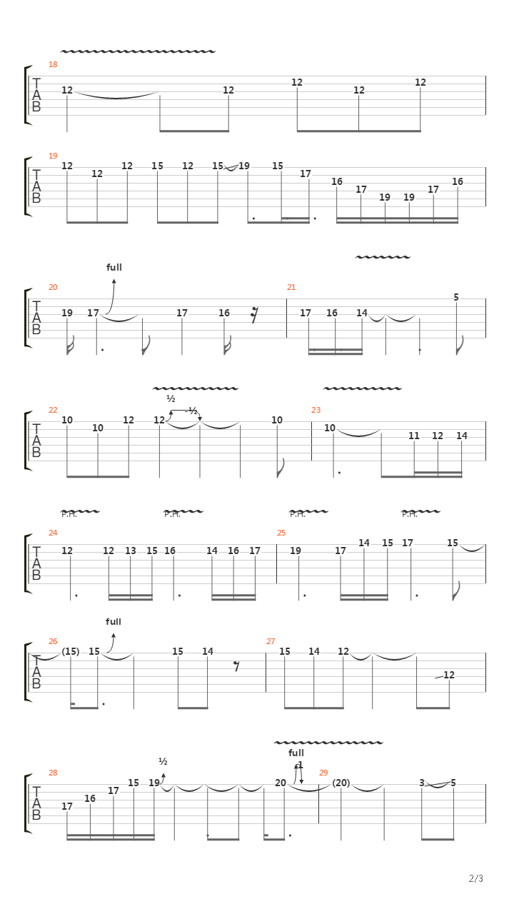 The Stage吉他谱