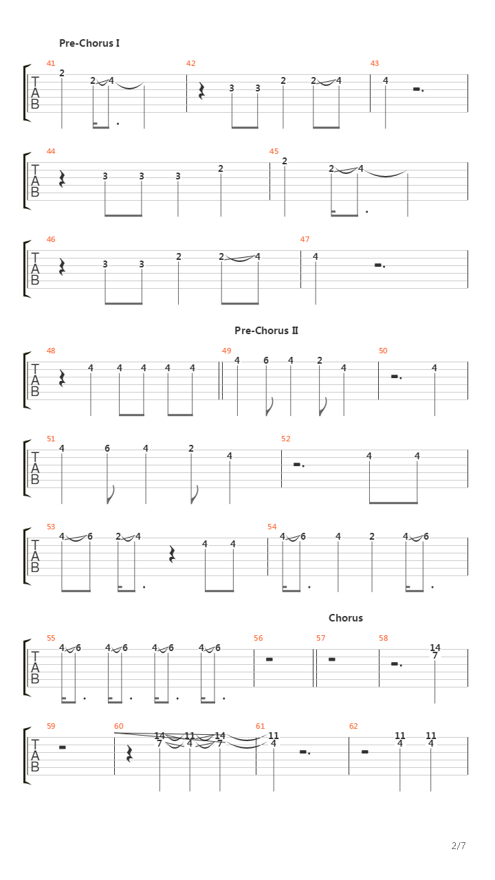 Fire吉他谱