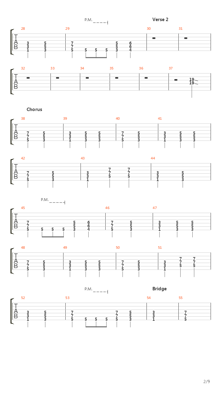 The Band Of The Hawk吉他谱