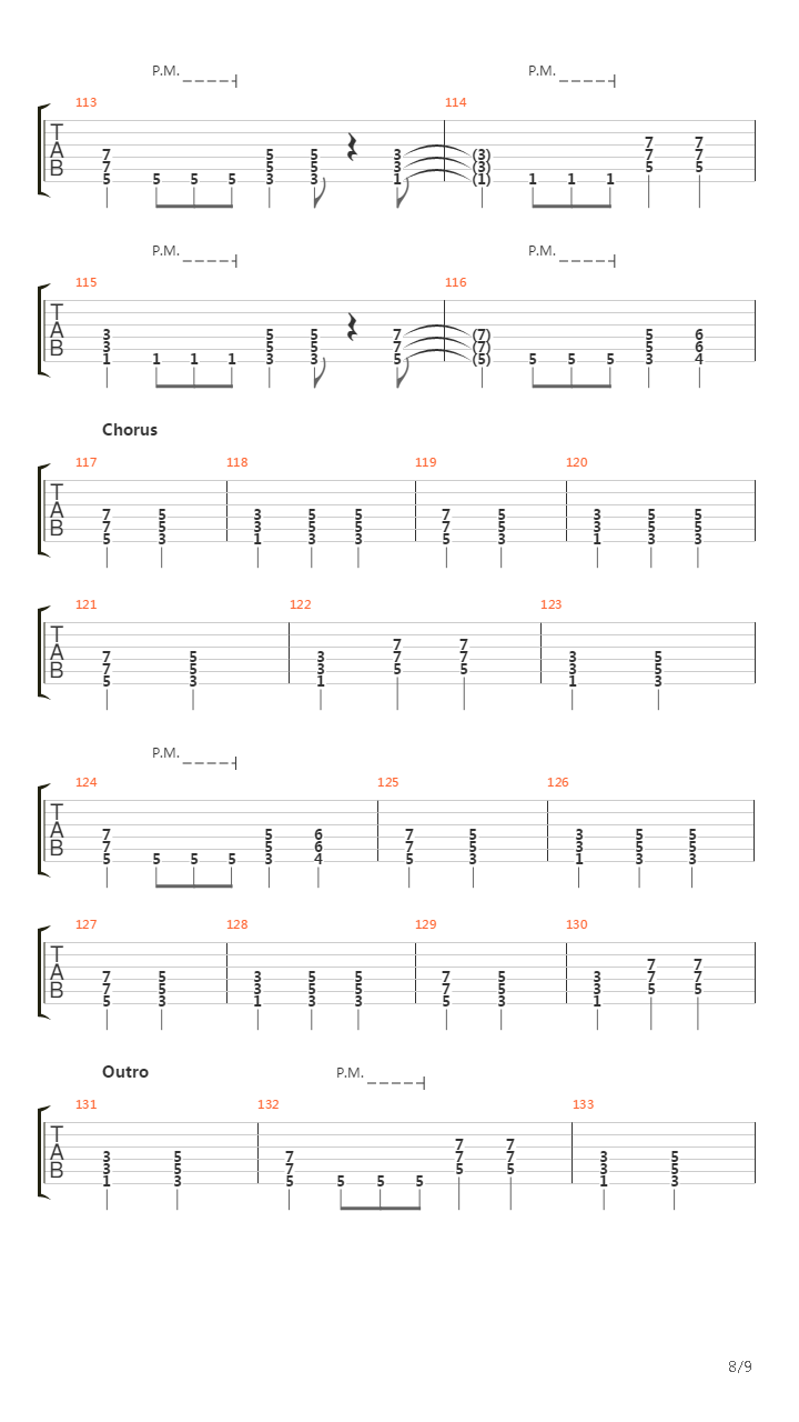 The Band Of The Hawk吉他谱