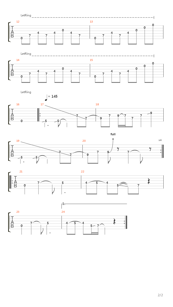 A Bit Of Finger Sleeping Village Warning吉他谱