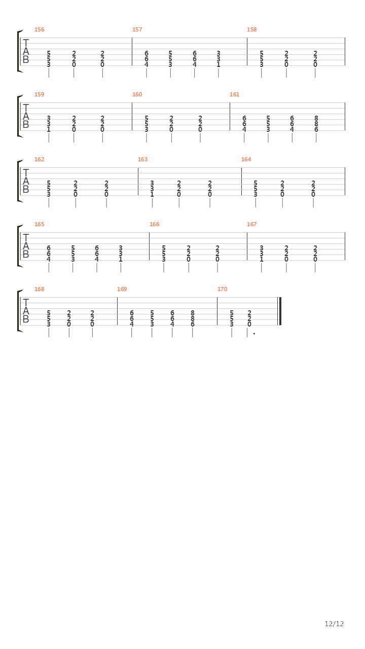 Remembrance吉他谱