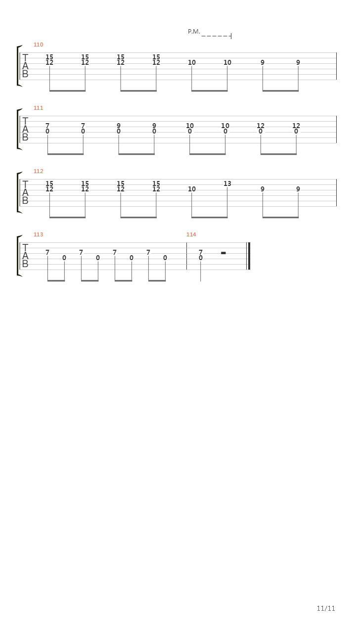 Cabs吉他谱