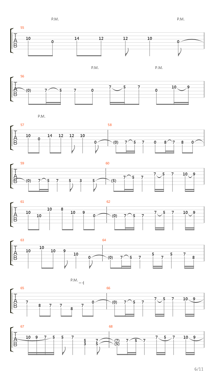 Cabs吉他谱