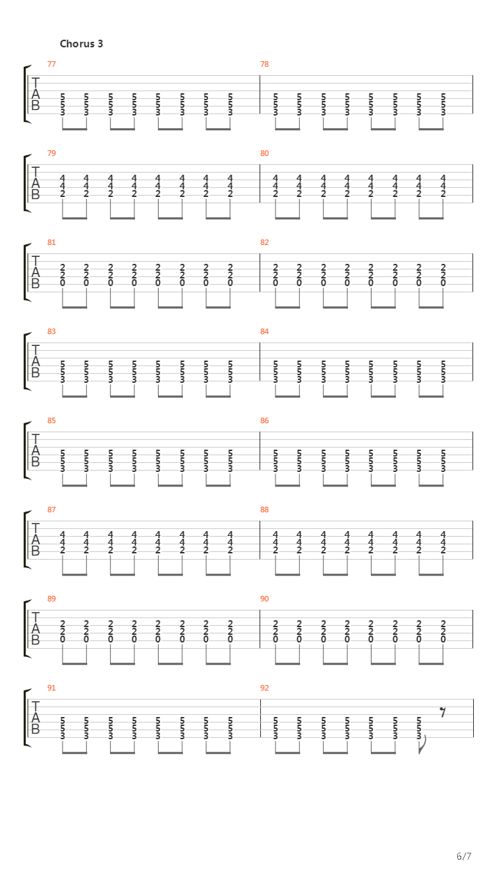 The Only Way Out吉他谱