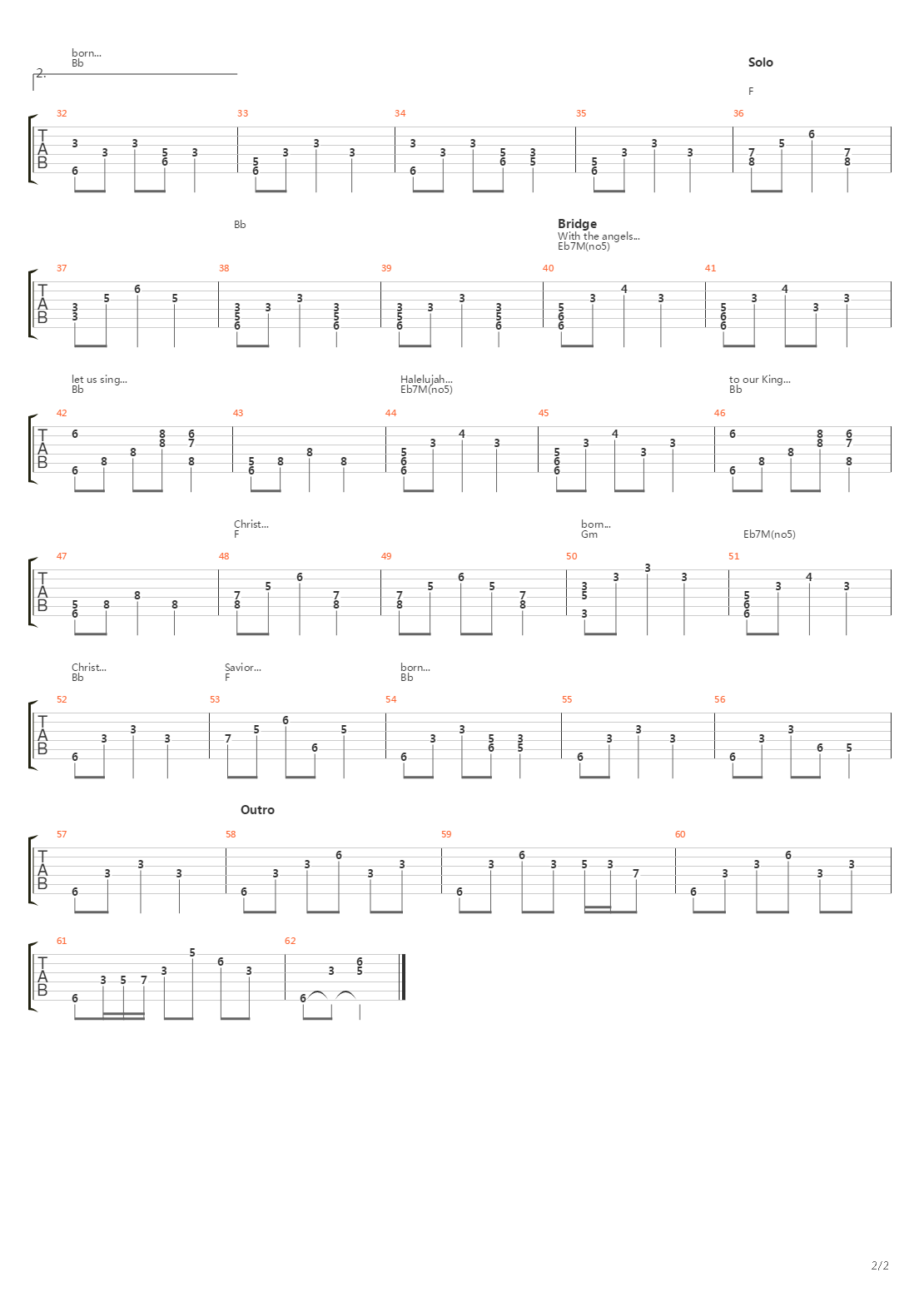 Silent Night吉他谱