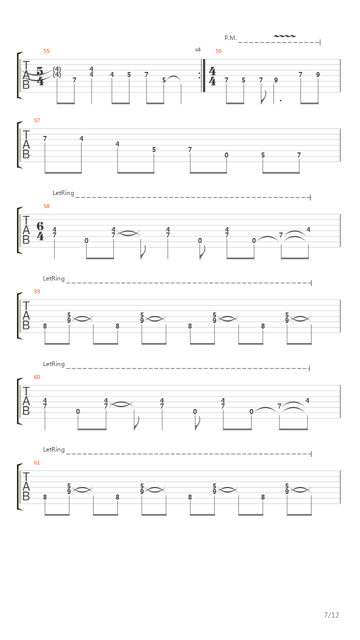 Earthen吉他谱