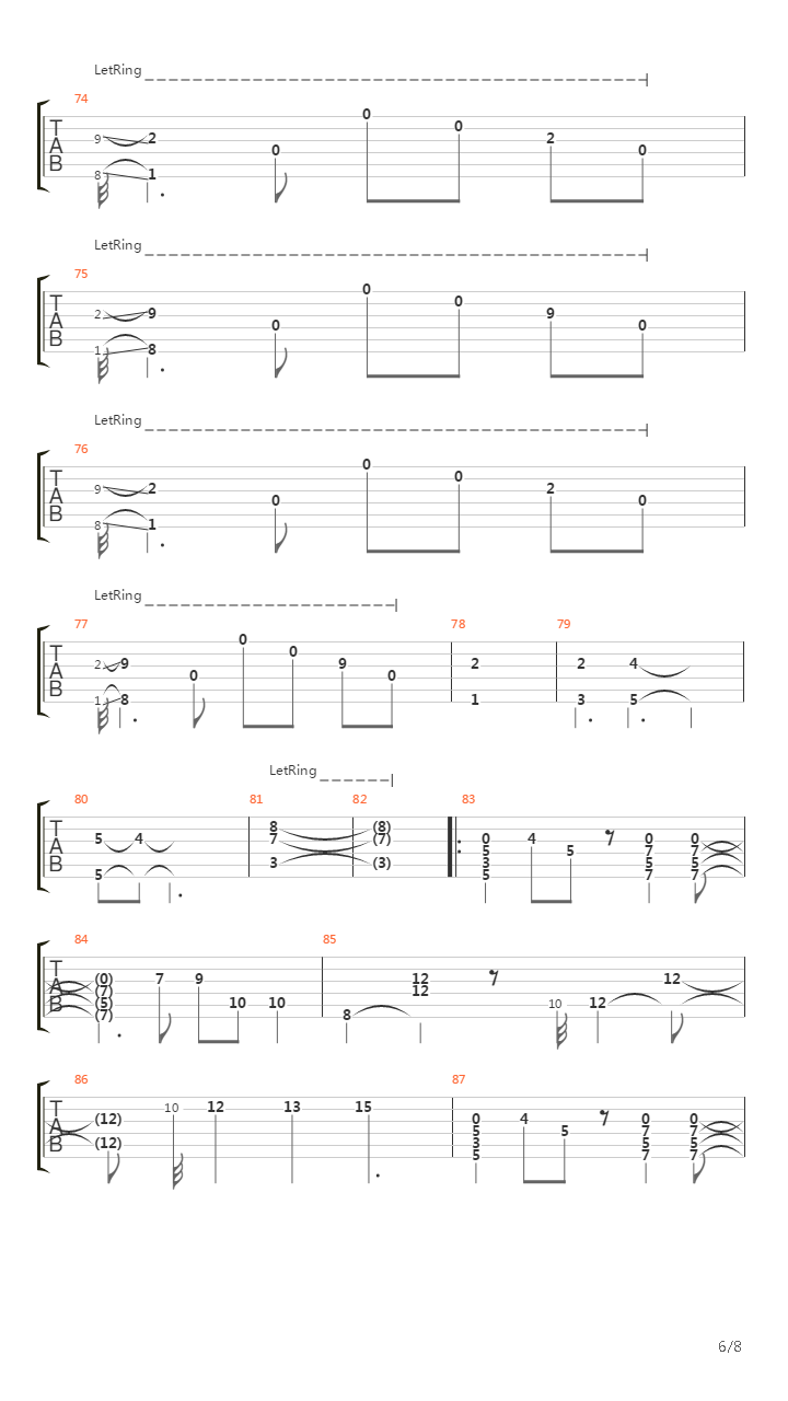 Pearl吉他谱