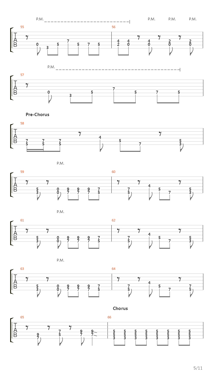 Crossing The Frame吉他谱