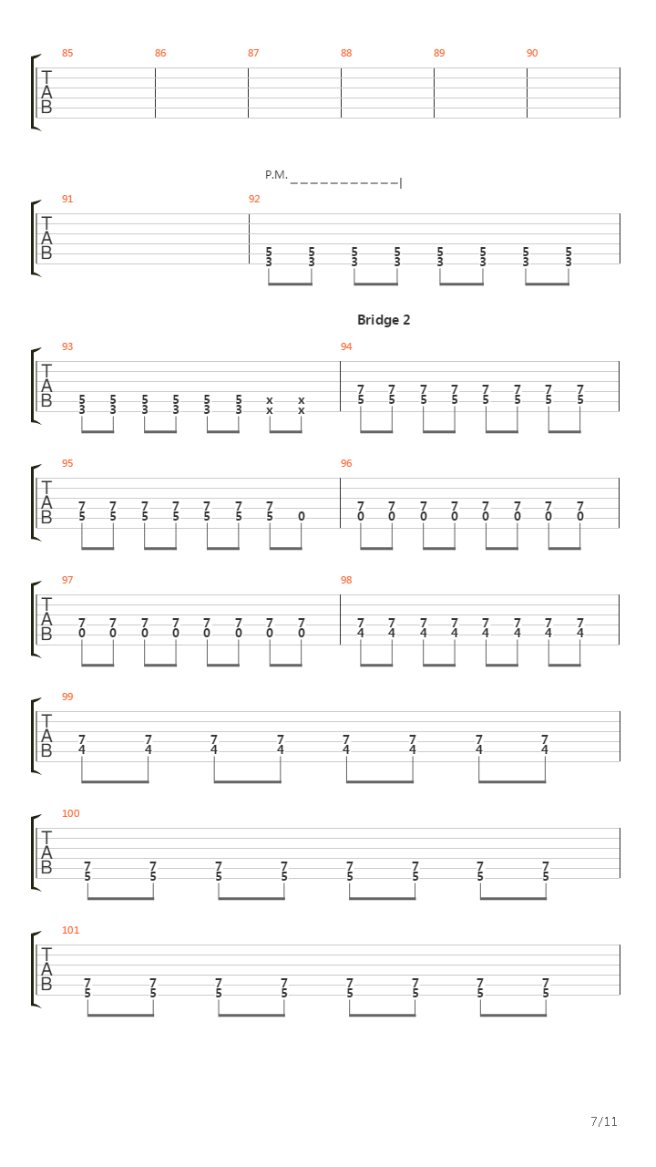 Crossing The Frame吉他谱