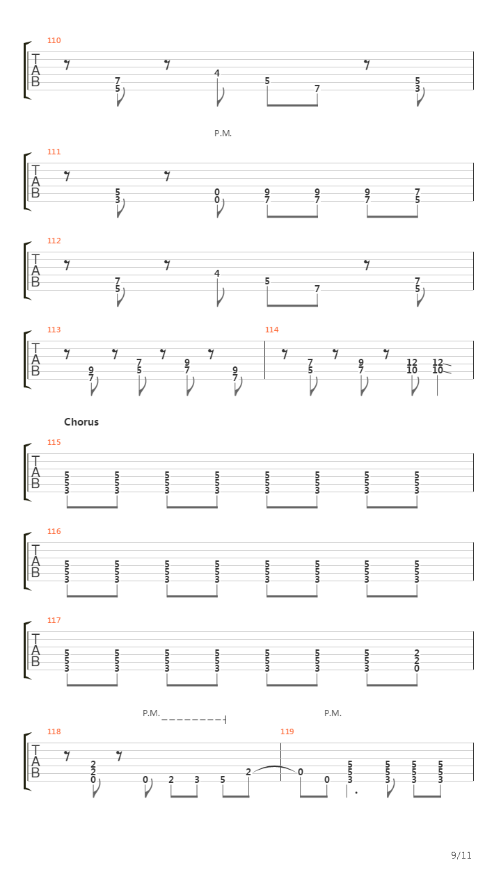 Crossing The Frame吉他谱