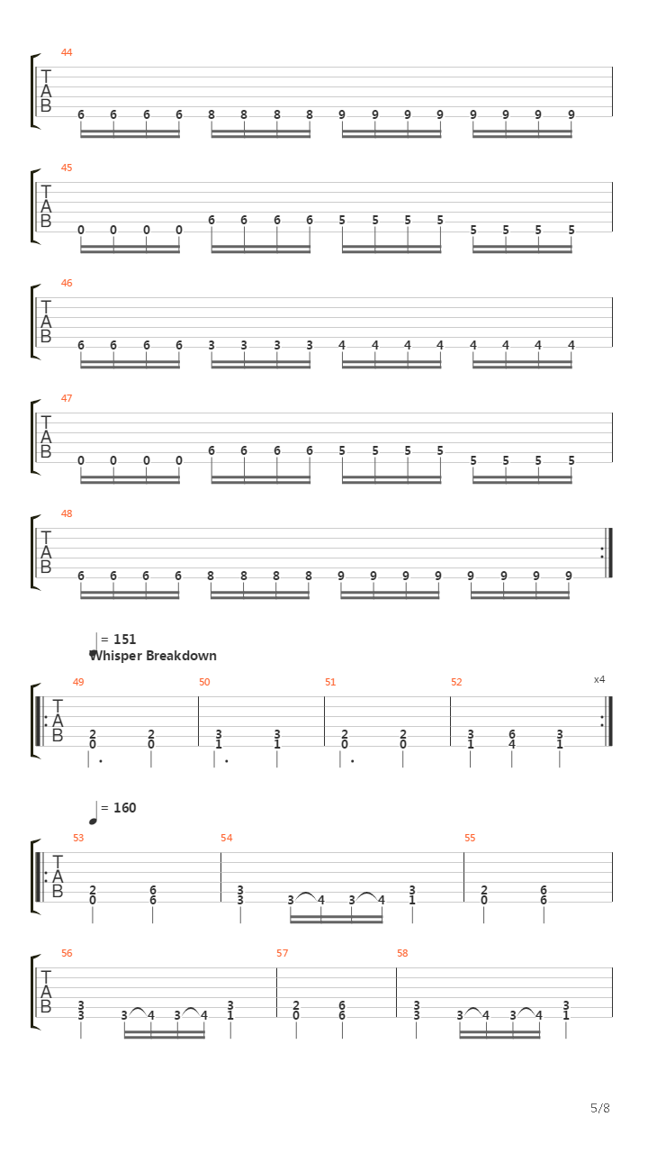 Incantation Of Restoration吉他谱