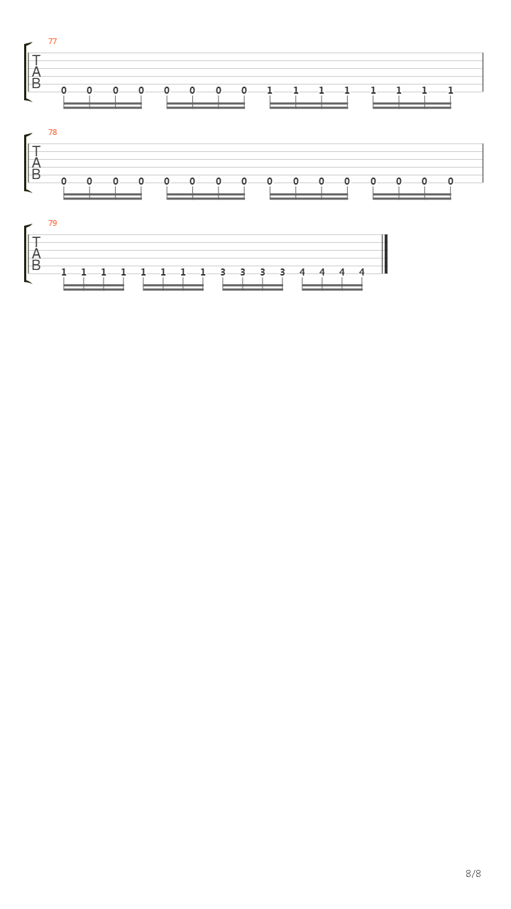 Incantation Of Restoration吉他谱
