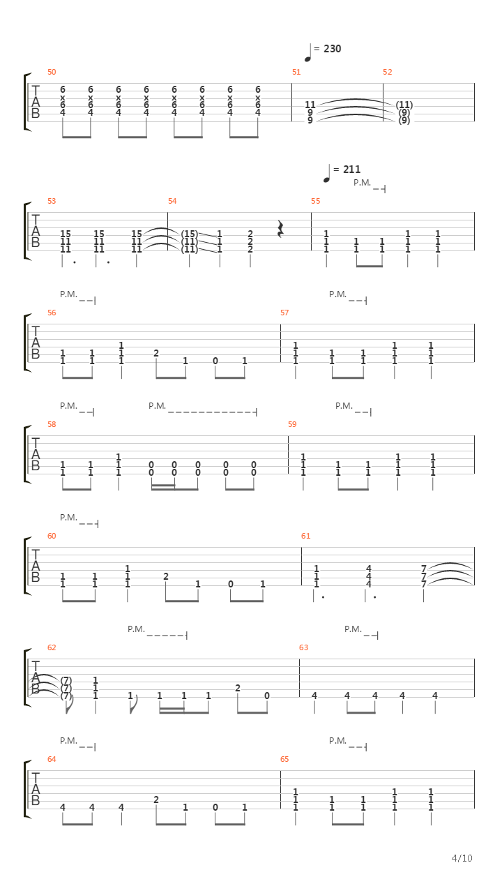 Debris吉他谱