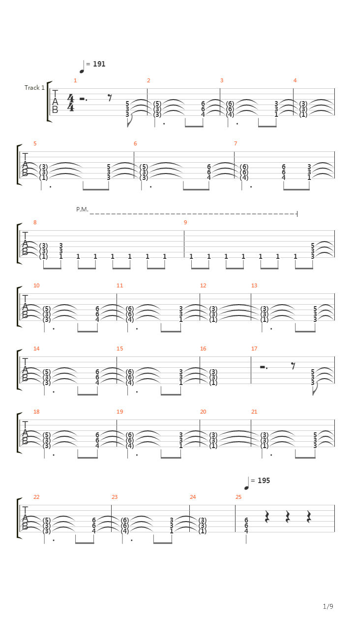 The Tempest吉他谱