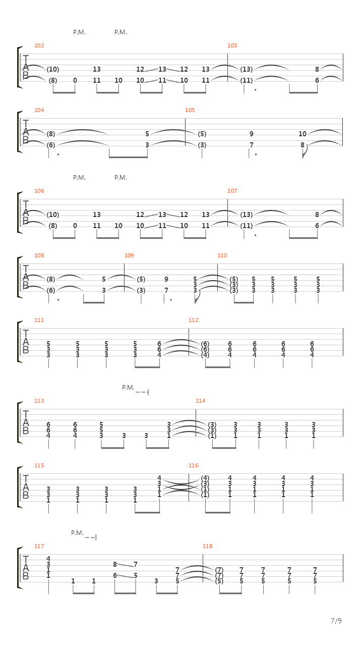 The Tempest吉他谱