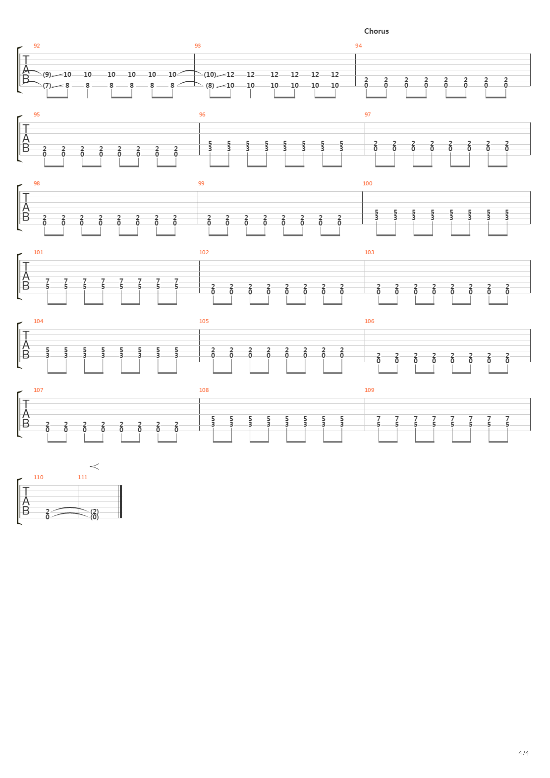 The Fall吉他谱