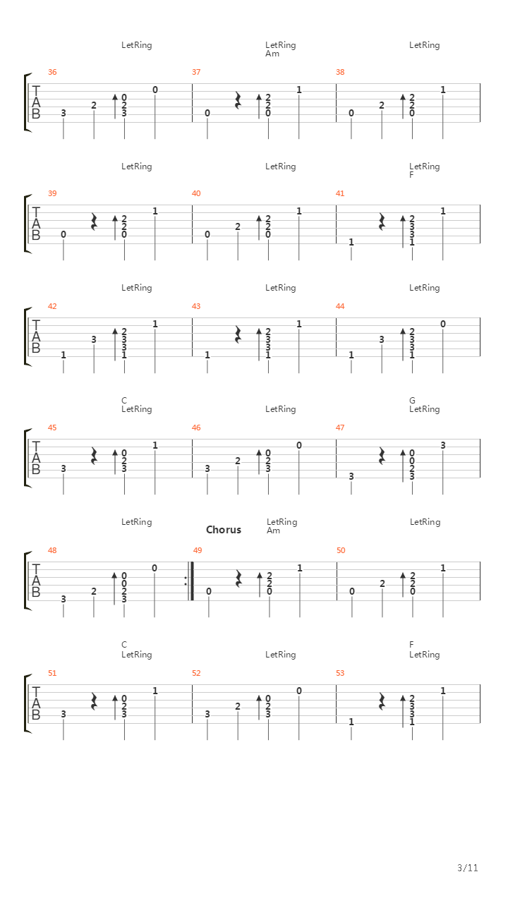 I Will Follow You Into The Dark吉他谱