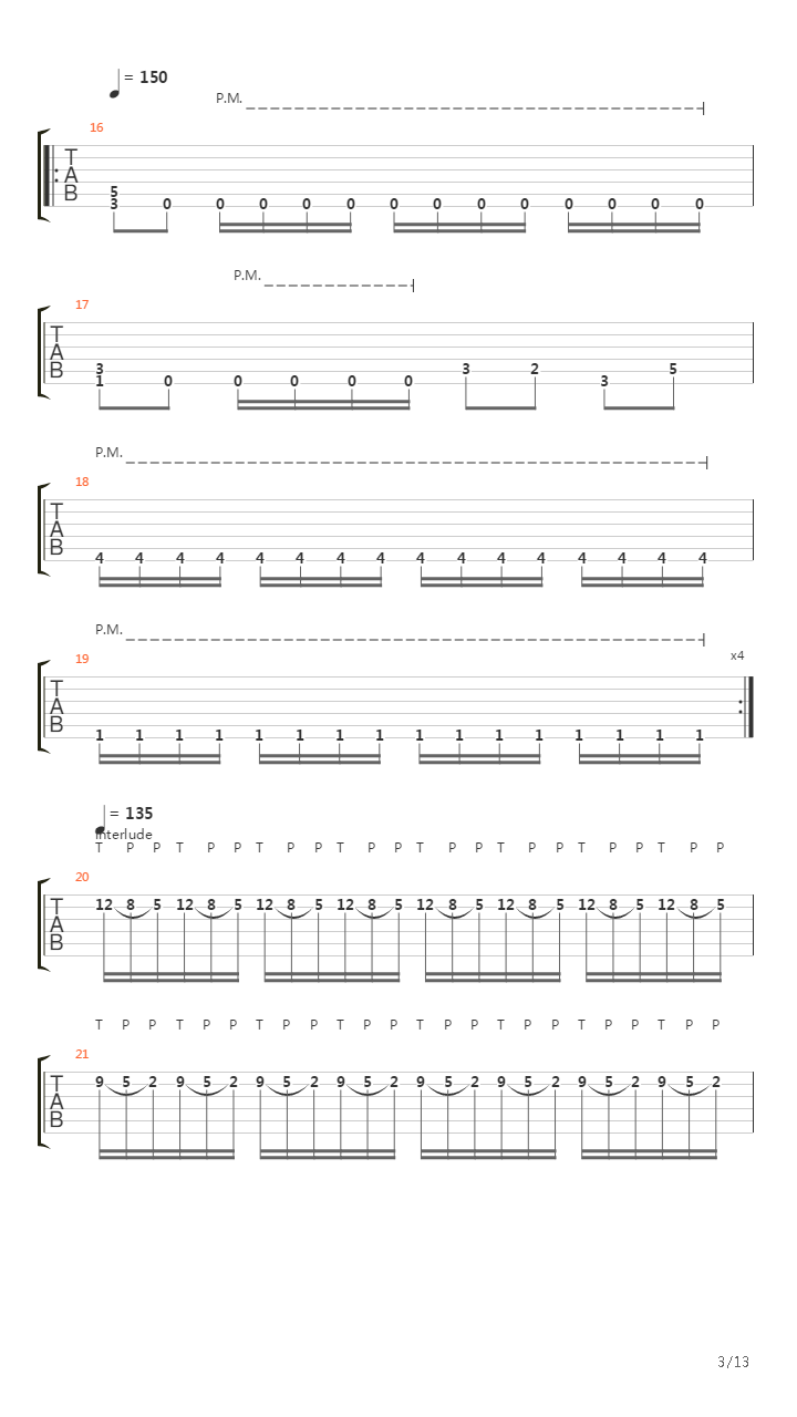 1000 Eyes吉他谱