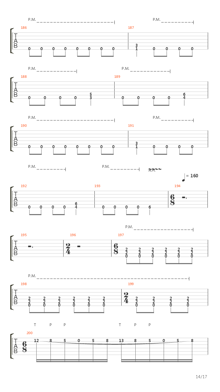 Empty Words吉他谱