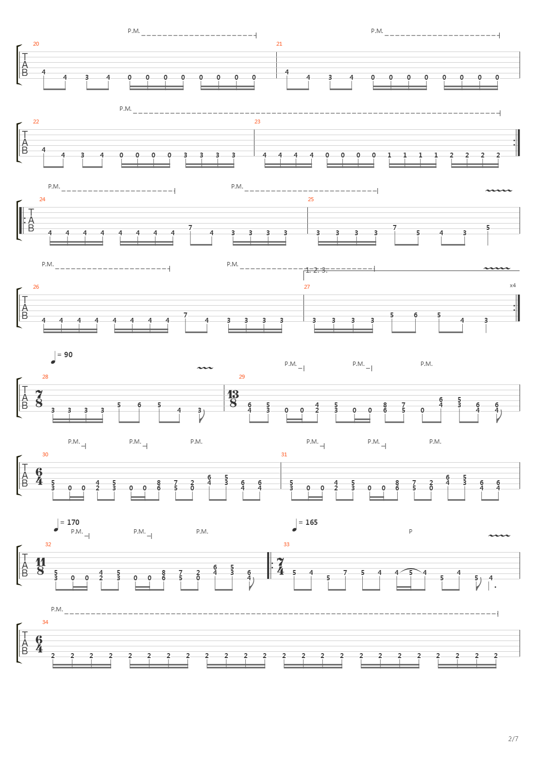 Flattening Of Emotions吉他谱