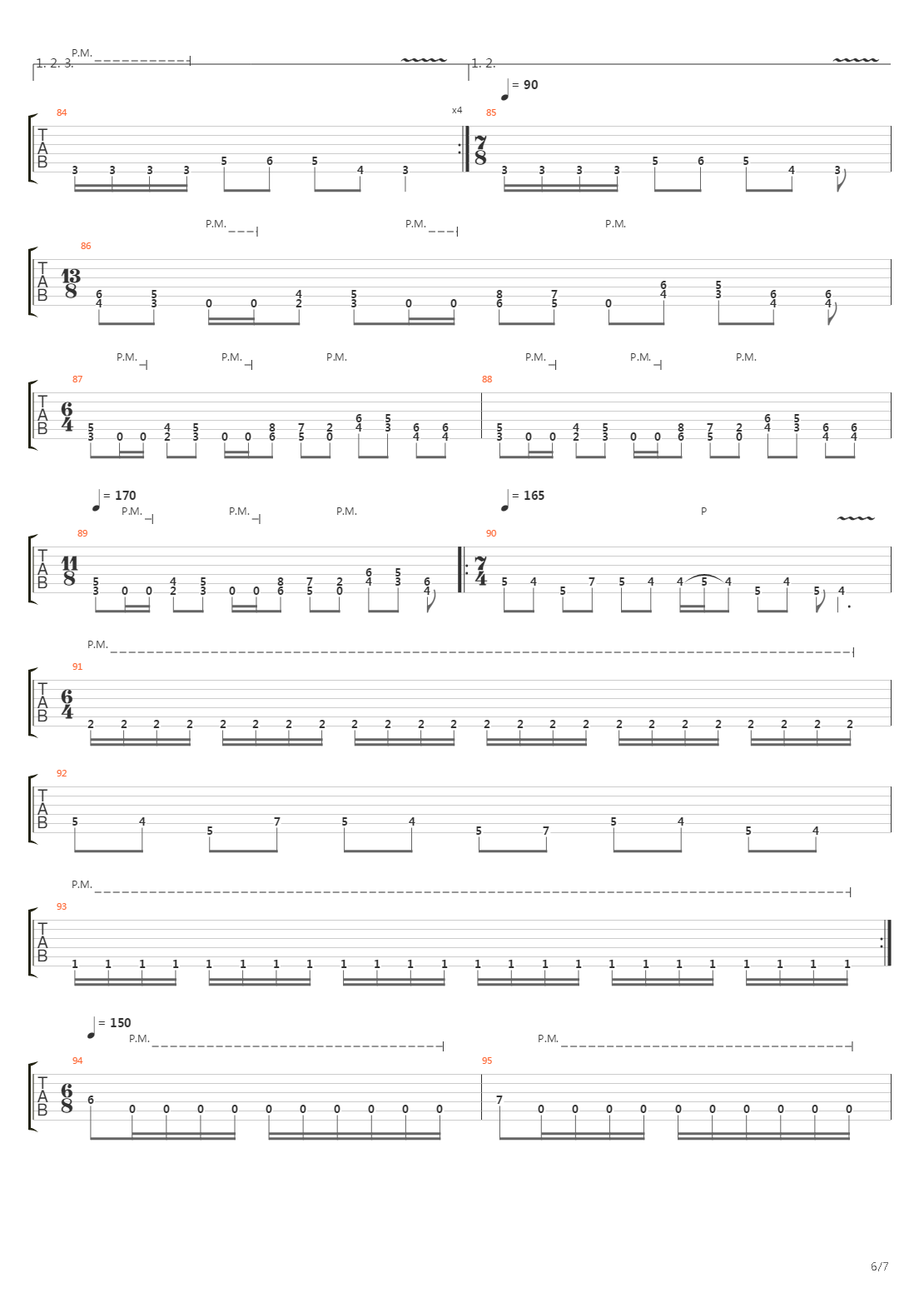 Flattening Of Emotions吉他谱