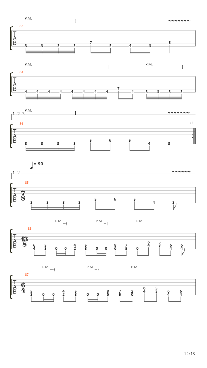 Flattening Of Emotions吉他谱