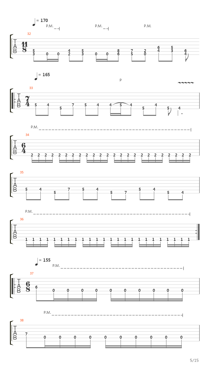 Flattening Of Emotions吉他谱