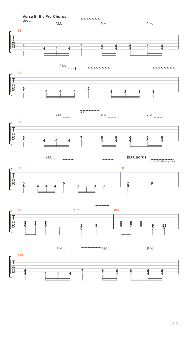 The Philosopher吉他谱
