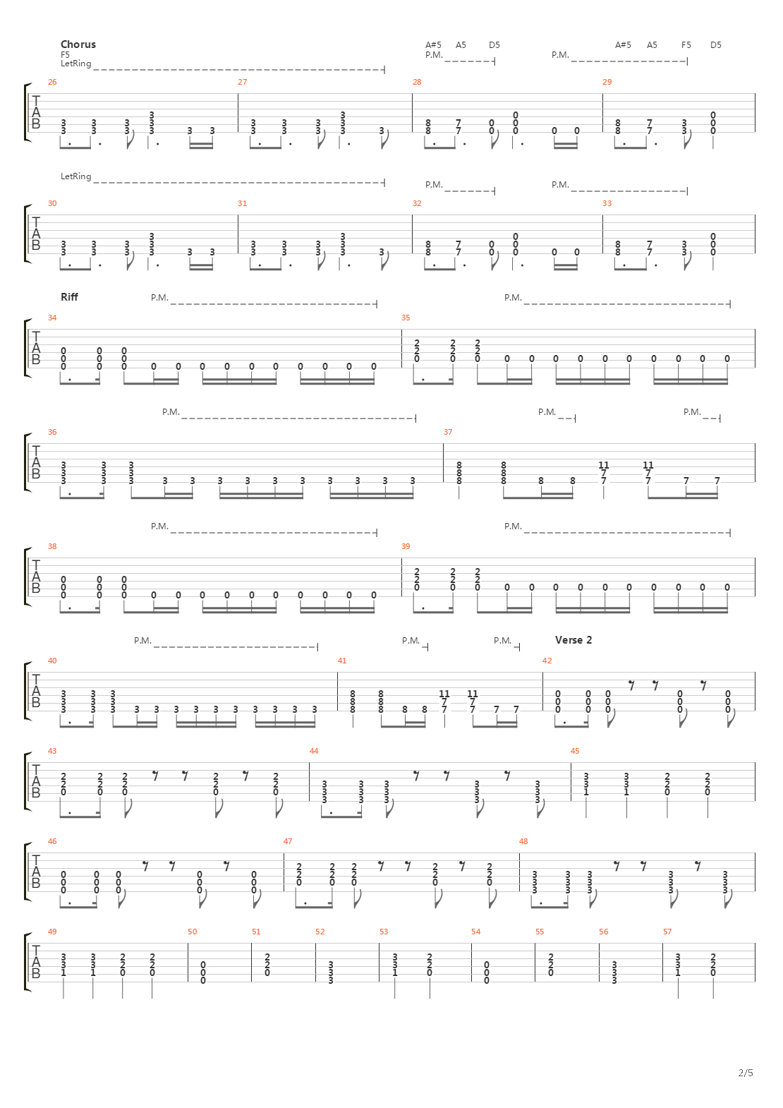Arterial Black吉他谱