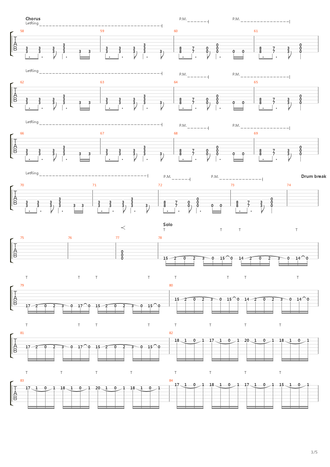 Arterial Black吉他谱