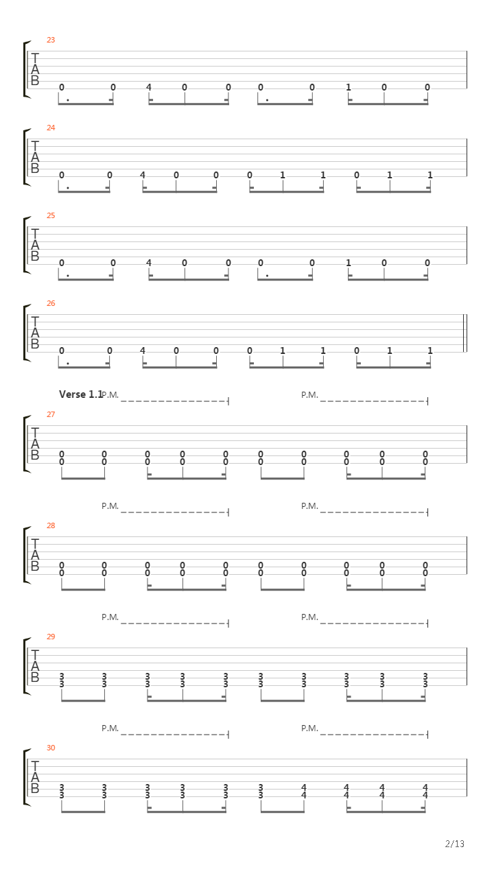 Black Flag吉他谱