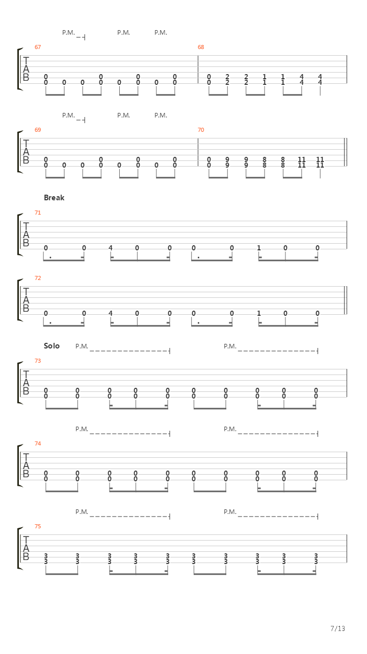 Black Flag吉他谱