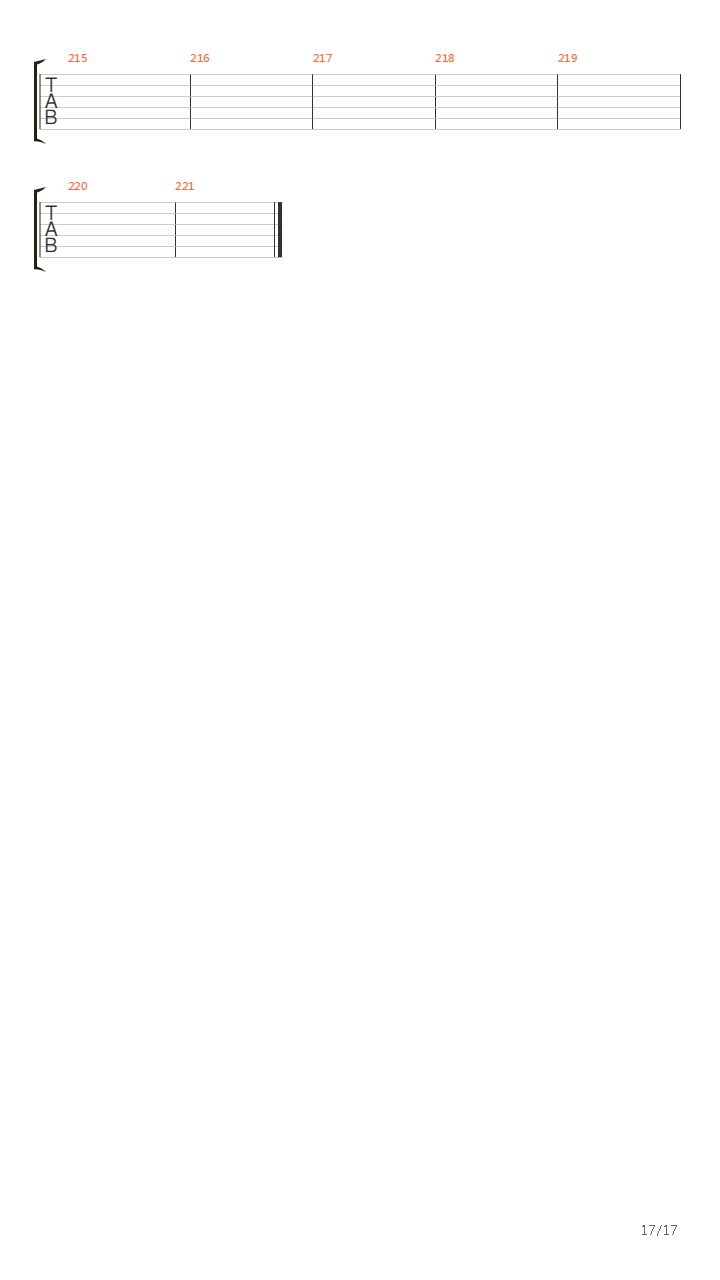 Upon The Grave Of Guilt吉他谱