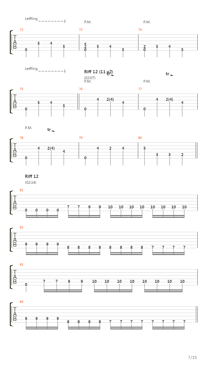 Well Of Starclouds吉他谱