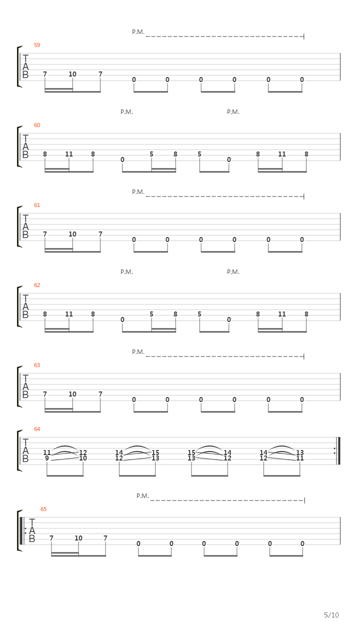 Intro Chaos吉他谱