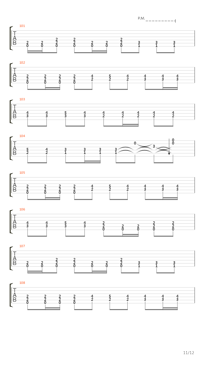 Sign Of An Open Eye吉他谱