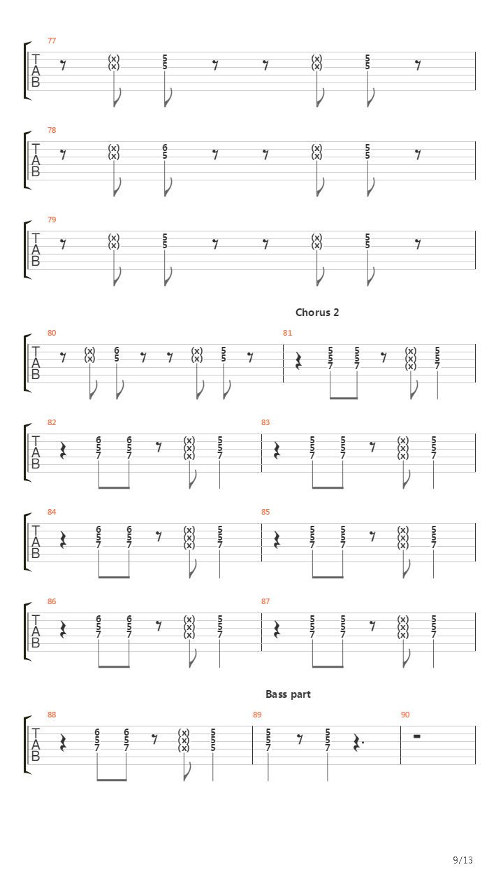 La Vache吉他谱