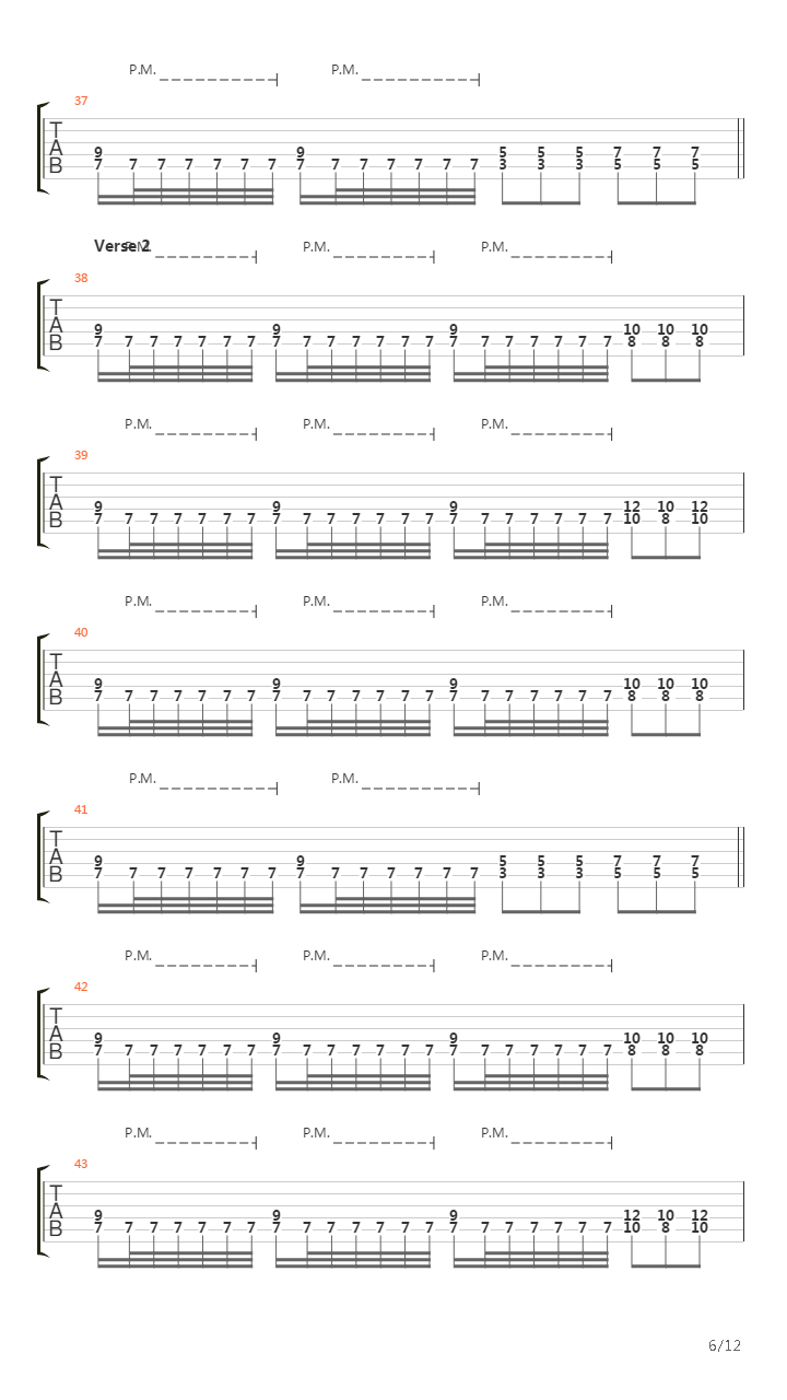 Executioner吉他谱