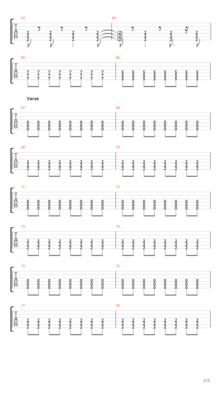 The Sound Of Letting Go吉他谱