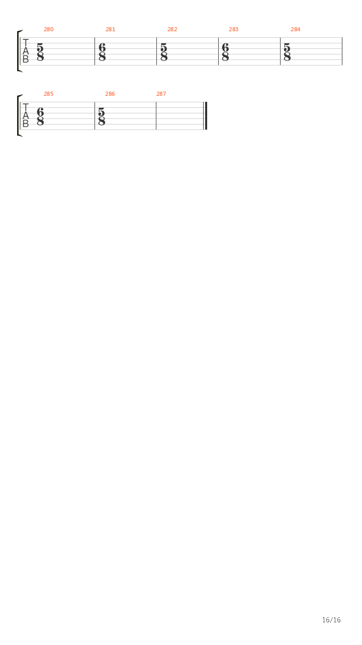 Streams吉他谱