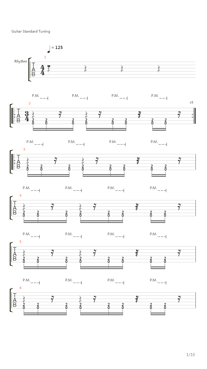 The Cleric吉他谱