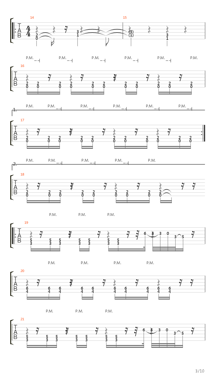 The Cleric吉他谱