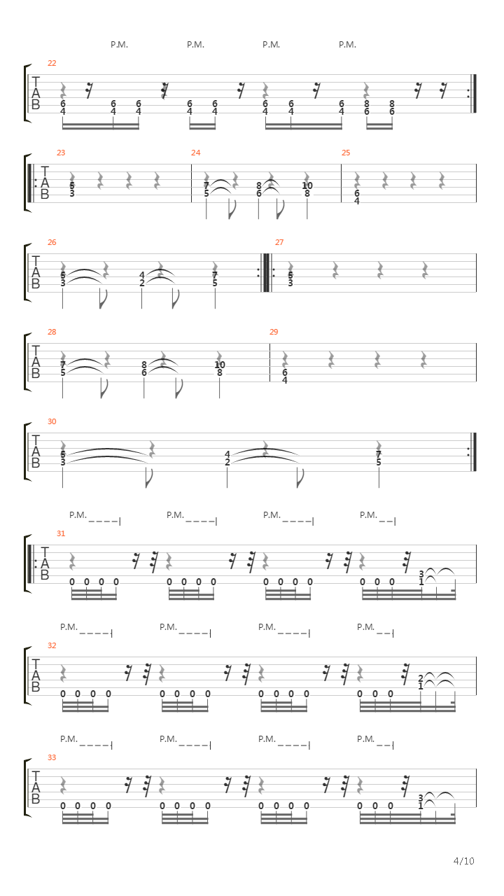 The Cleric吉他谱