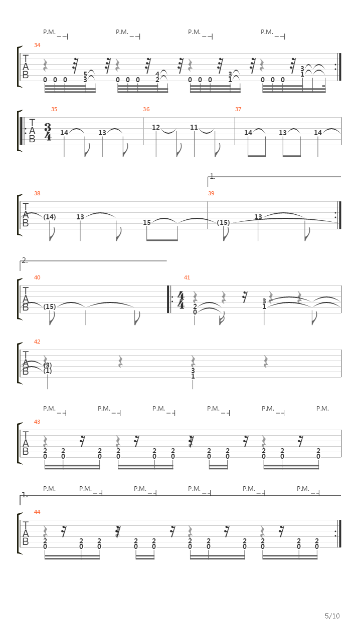 The Cleric吉他谱