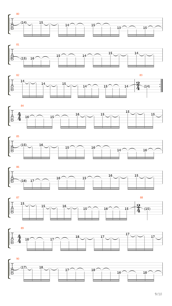 The Cleric吉他谱