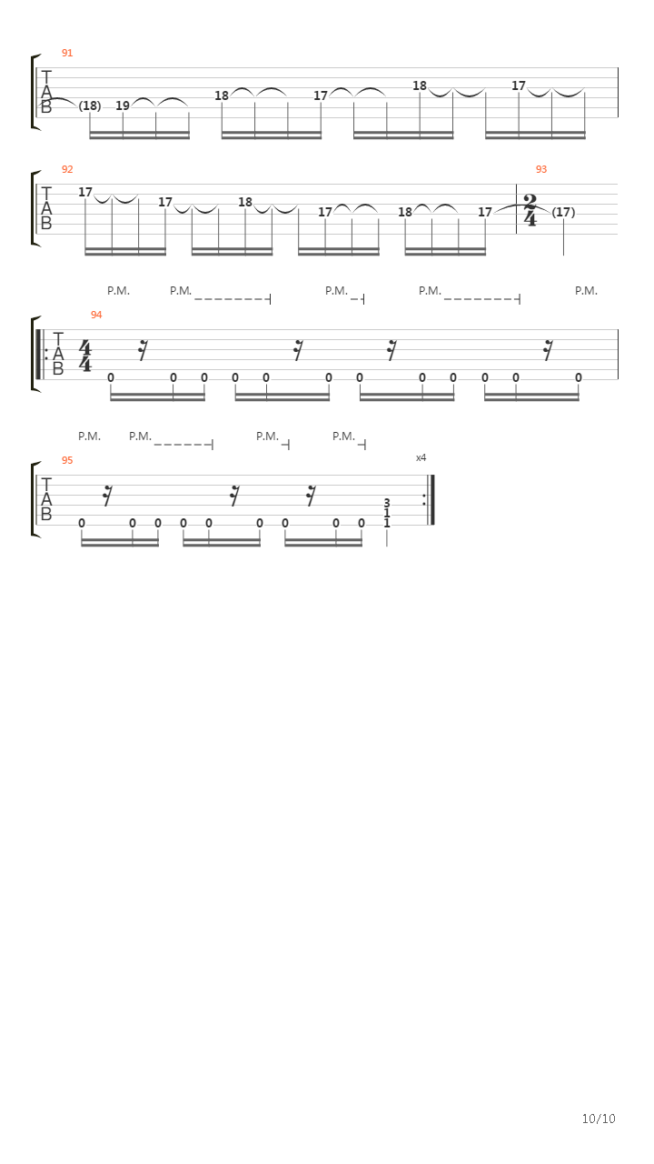 The Cleric吉他谱