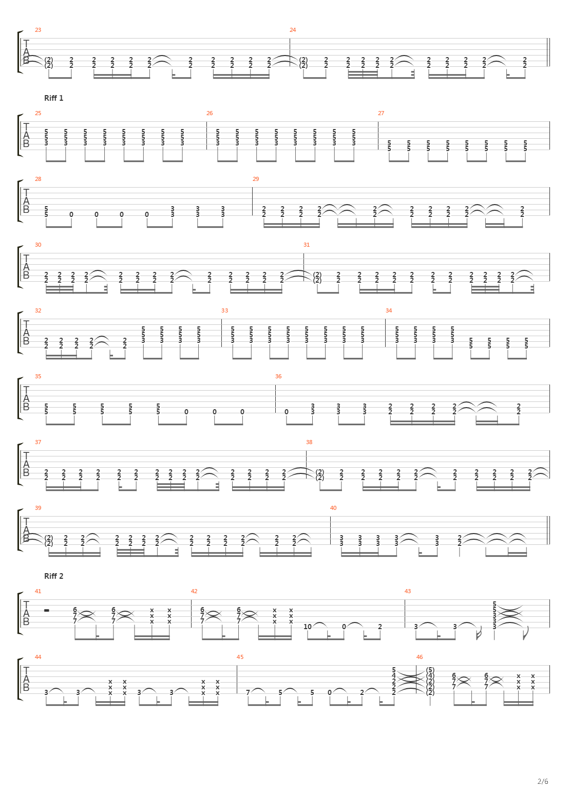 Tunnels吉他谱