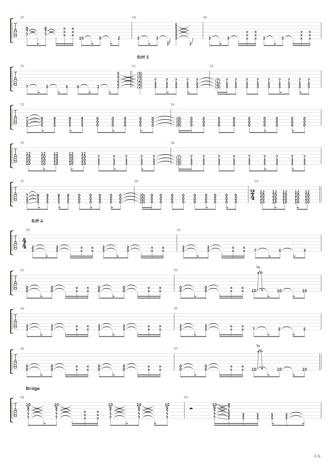 Tunnels吉他谱